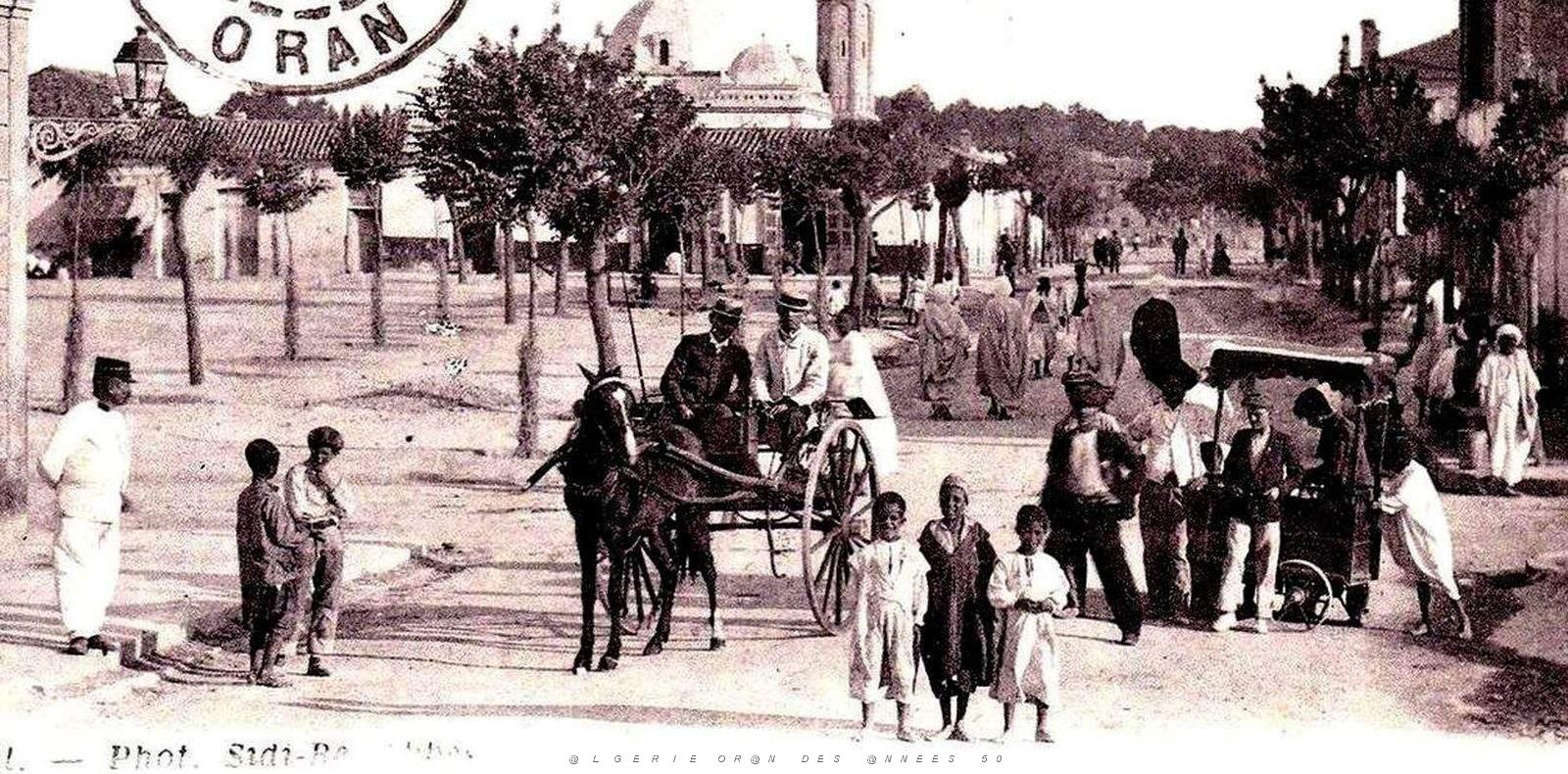 2035- Sidi-bel-abbes - Place du Faubourg2 Bugeaud - 1908.jpg